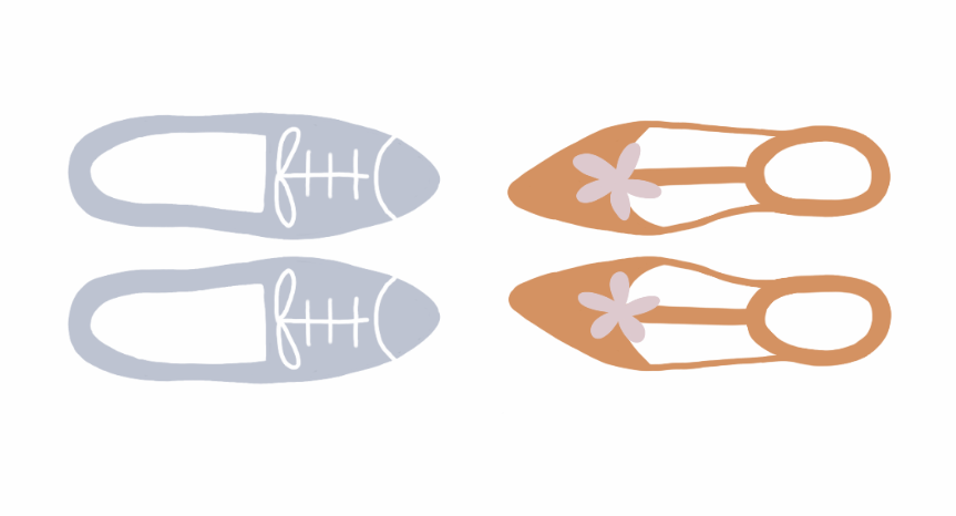 Illustratie schoentjes